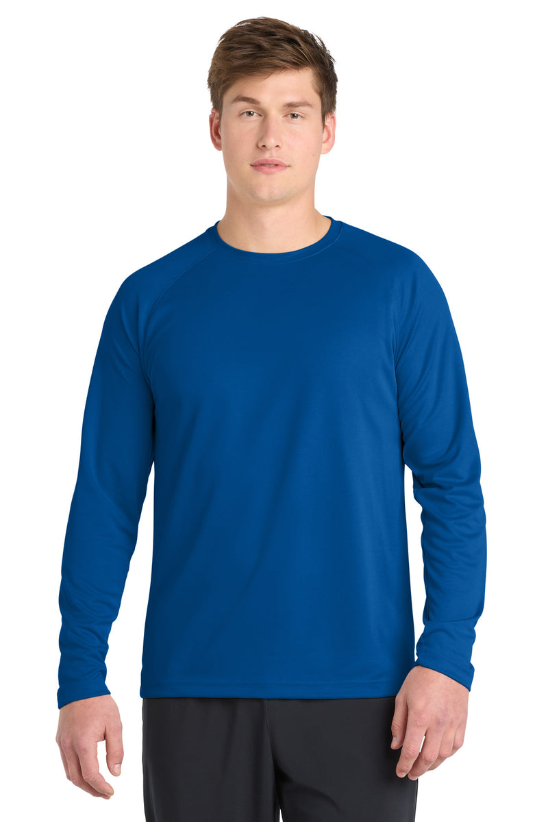 Sport-Tek Dry Zone Long Sleeve Raglan T-Shirt - True Royal