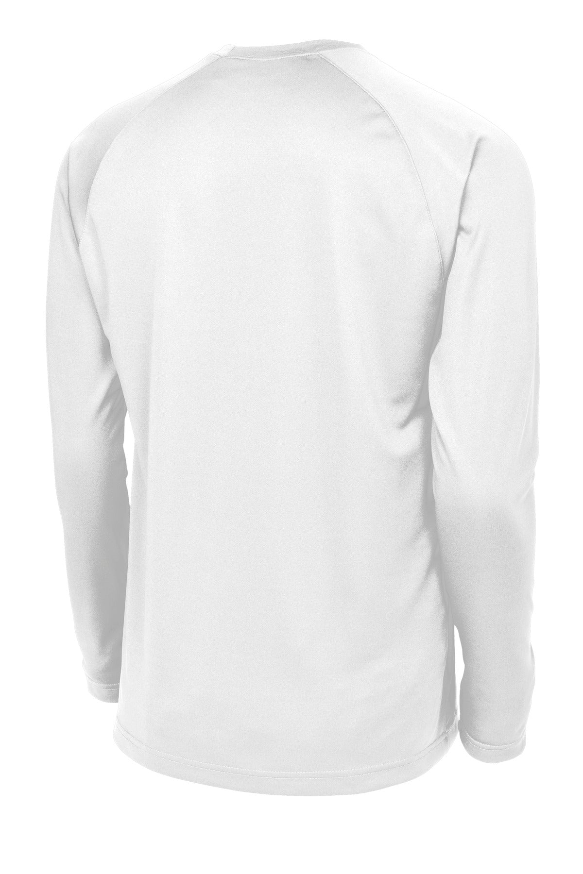 Sport-Tek Dry Zone Long Sleeve Raglan T-Shirt - White