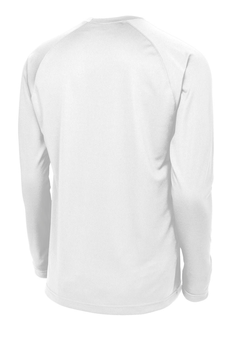 Sport-Tek Dry Zone Long Sleeve Raglan T-Shirt - White