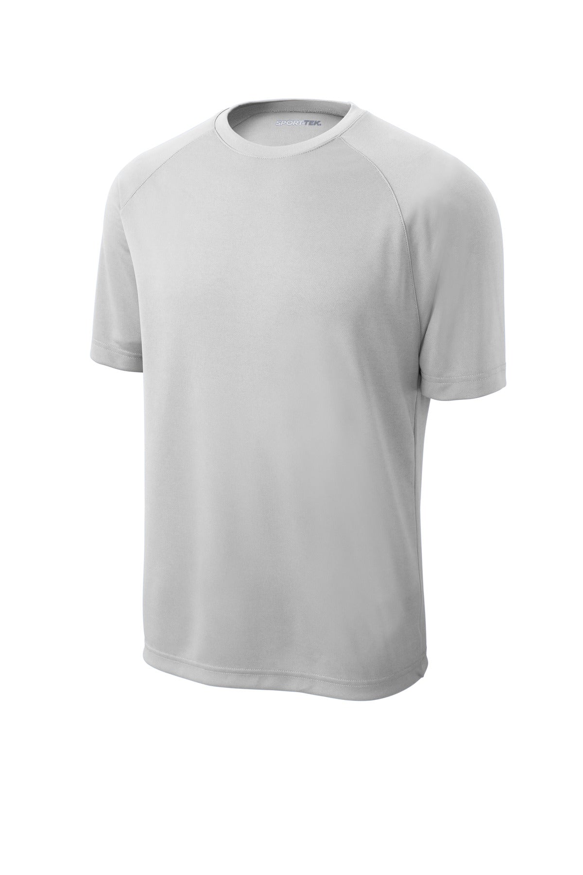 Sport-Tek Dry Zone Short Sleeve Raglan T-Shirt - Silver
