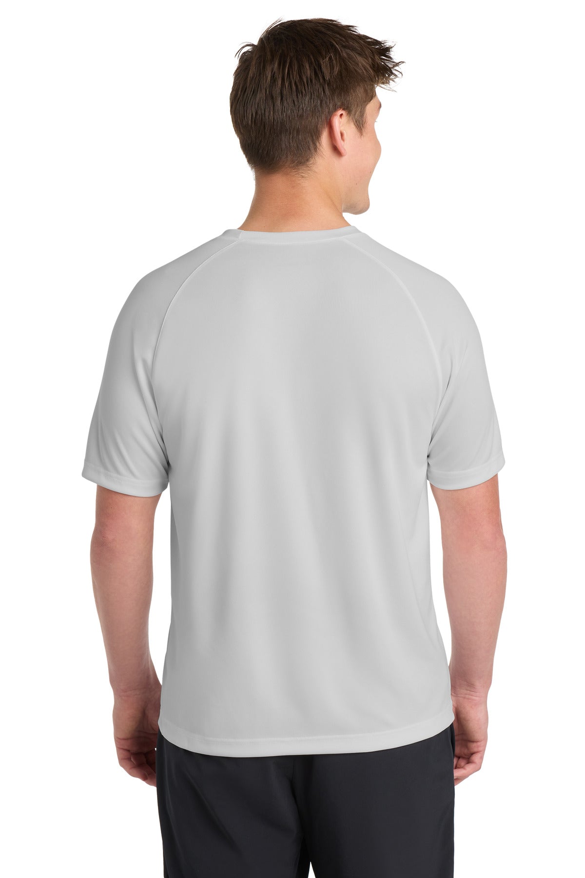 Sport-Tek Dry Zone Short Sleeve Raglan T-Shirt - Silver