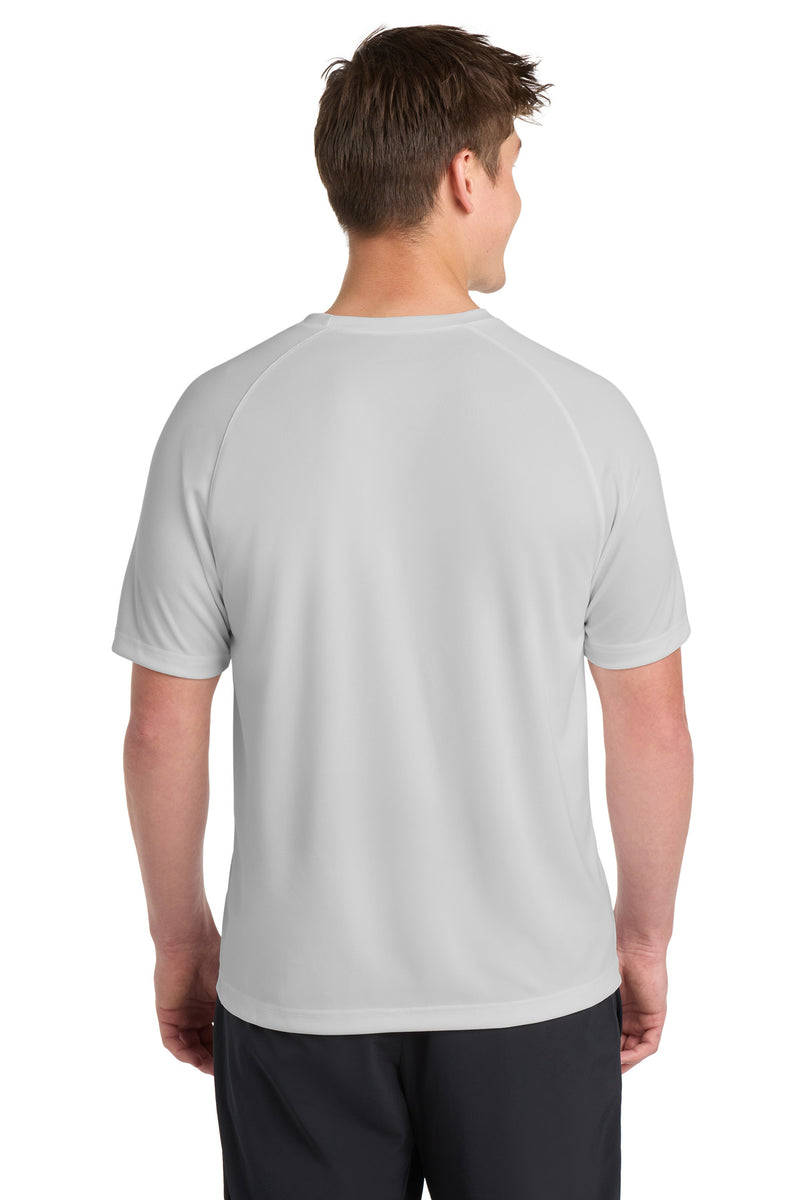 Sport-Tek Dry Zone Short Sleeve Raglan T-Shirt - Silver