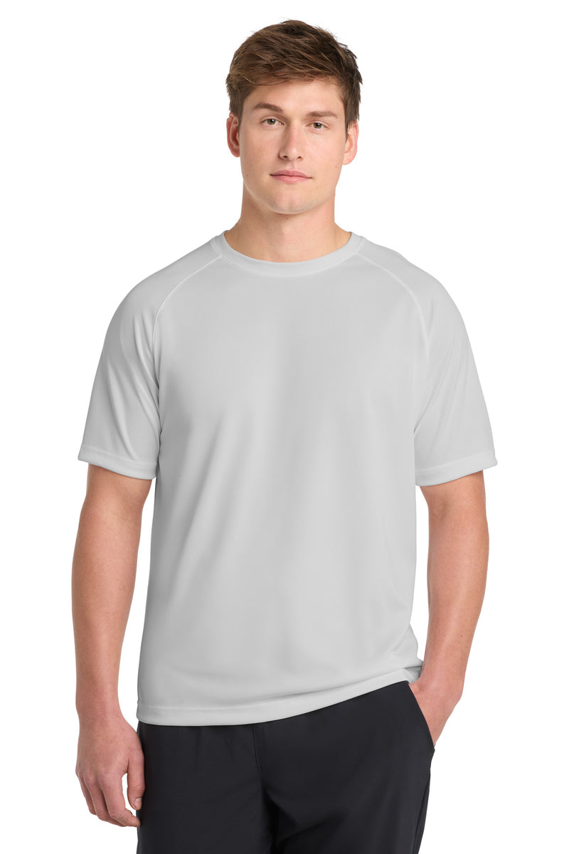 Sport-Tek Dry Zone Short Sleeve Raglan T-Shirt - Silver