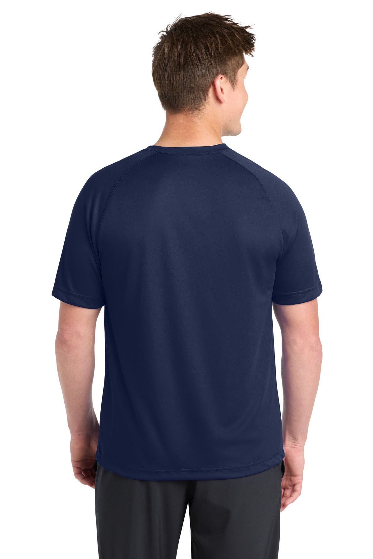 Sport-Tek Dry Zone Short Sleeve Raglan T-Shirt - True Navy