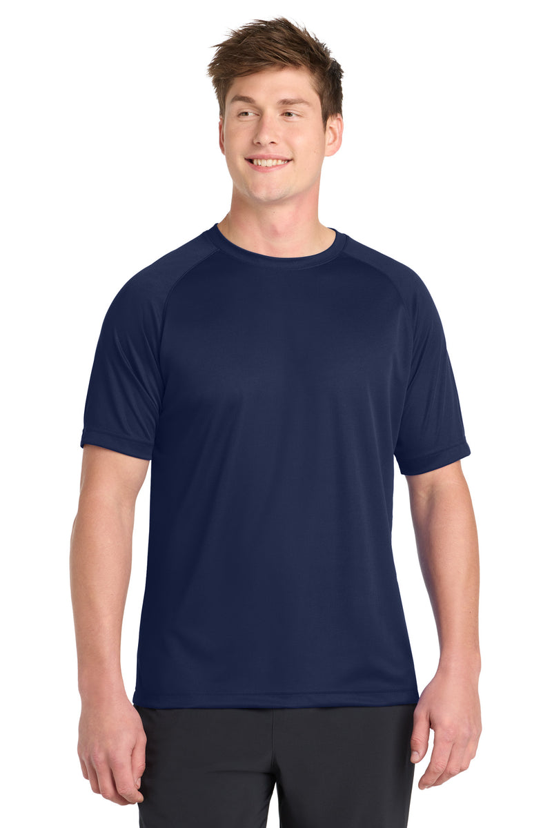 Sport-Tek Dry Zone Short Sleeve Raglan T-Shirt - True Navy