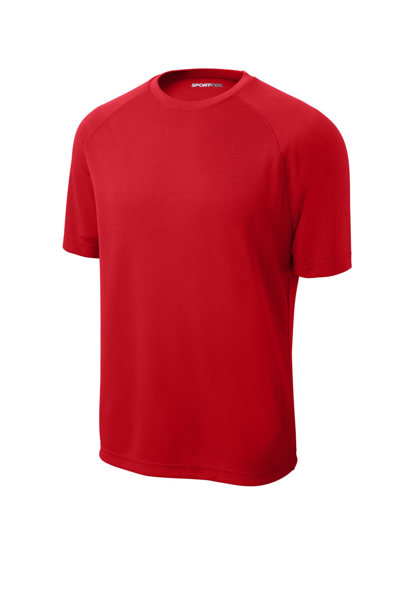 Sport-Tek Dry Zone Short Sleeve Raglan T-Shirt - True Red