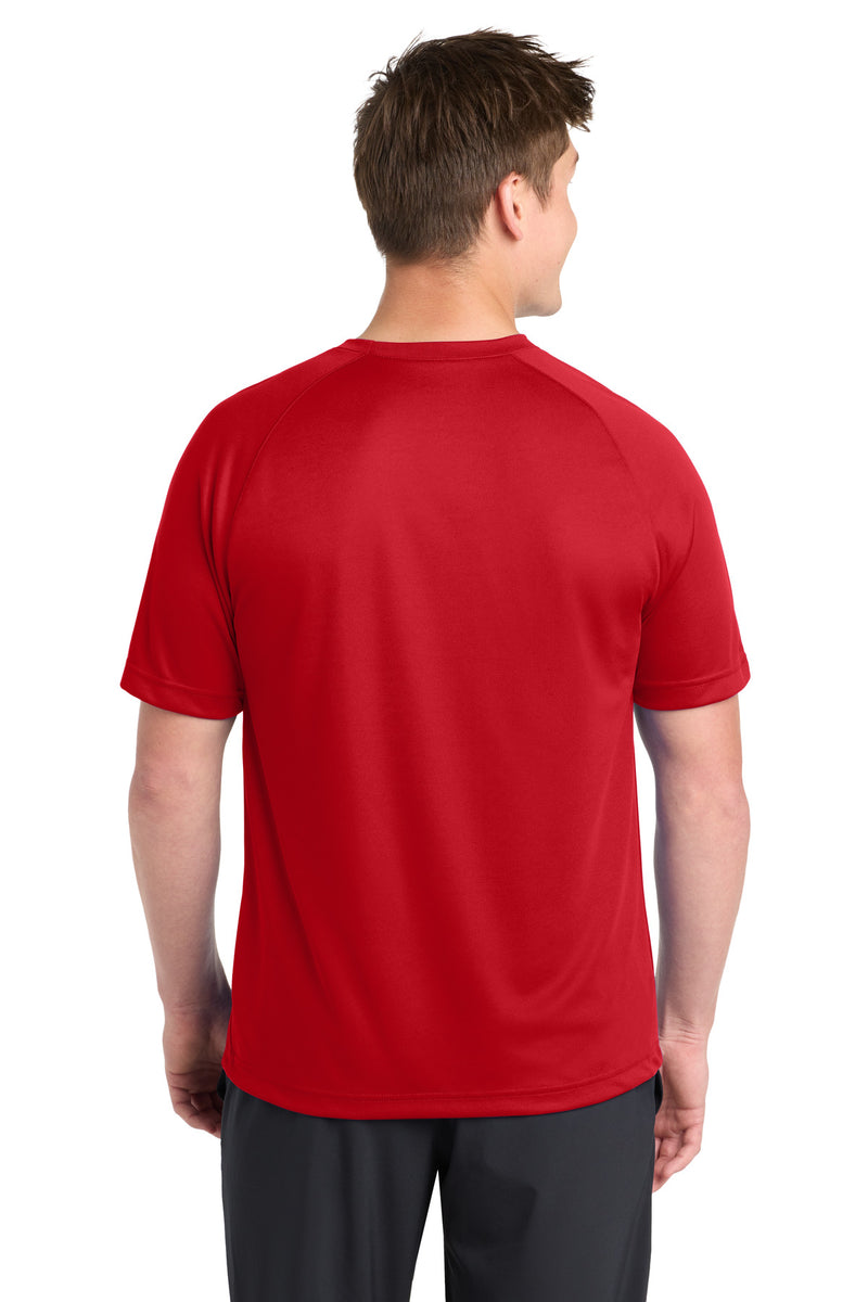 Sport-Tek Dry Zone Short Sleeve Raglan T-Shirt - True Red