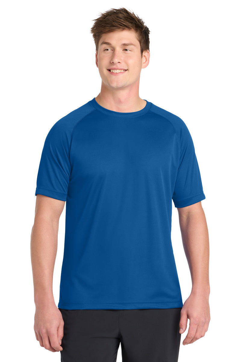 Sport-Tek Dry Zone Short Sleeve Raglan T-Shirt - True Royal