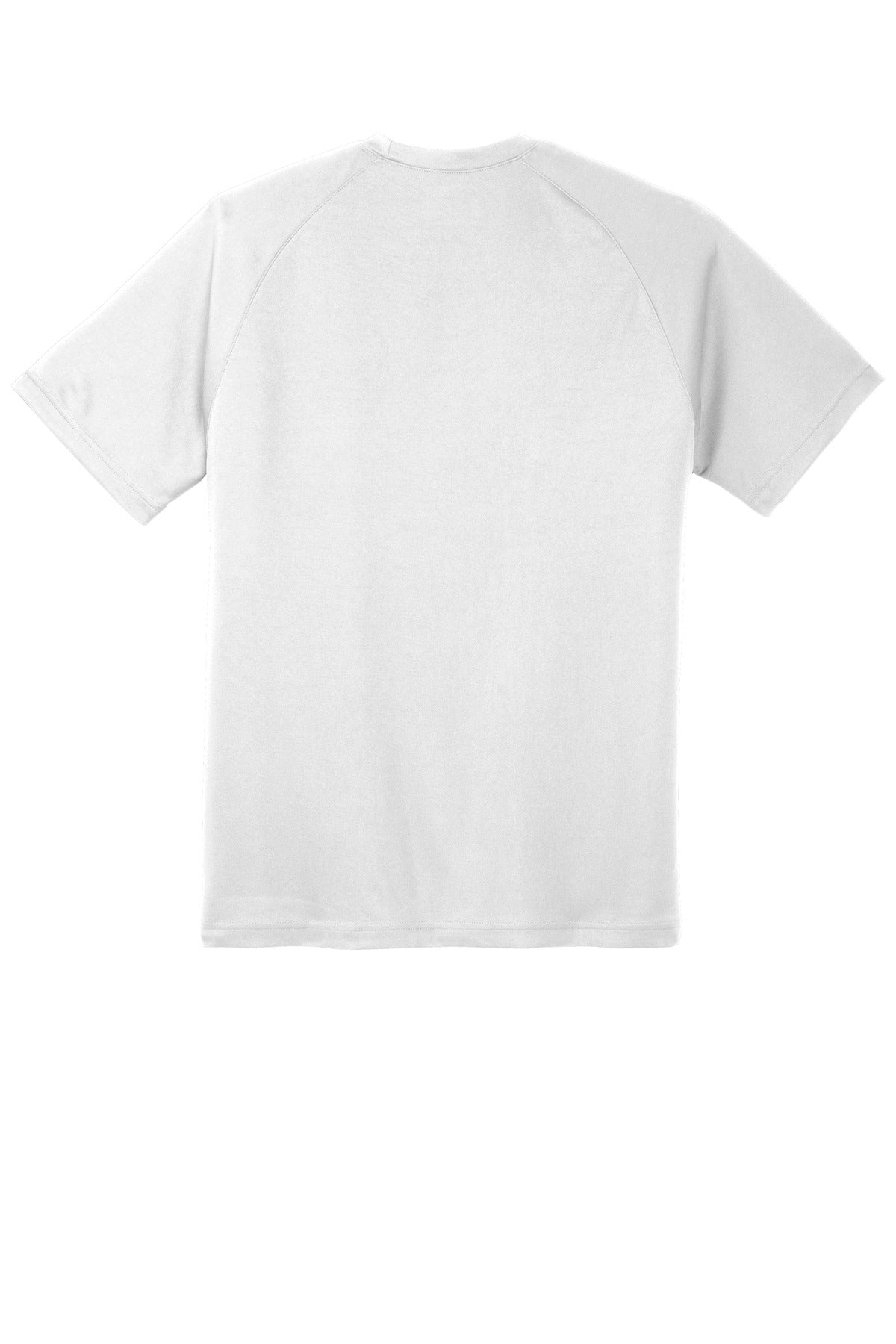 Sport-Tek Dry Zone Short Sleeve Raglan T-Shirt - White