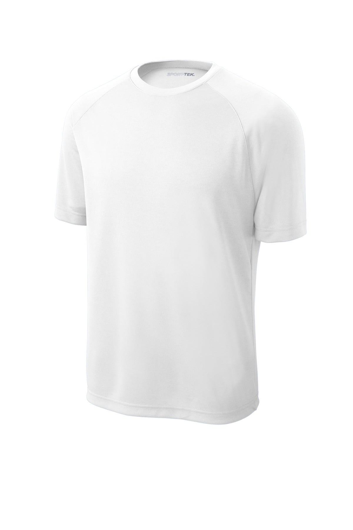 Sport-Tek Dry Zone Short Sleeve Raglan T-Shirt - White