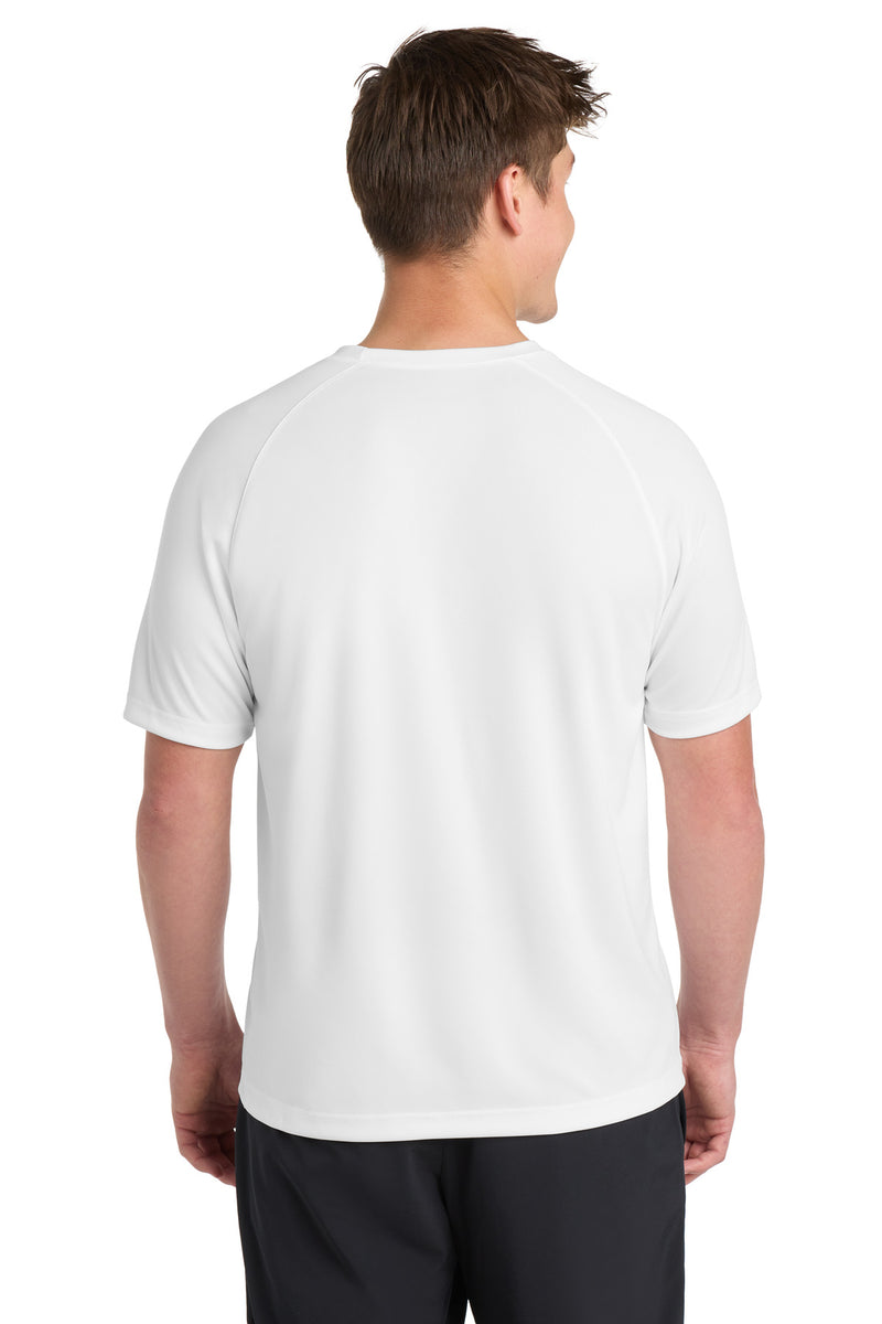 Sport-Tek Dry Zone Short Sleeve Raglan T-Shirt - White