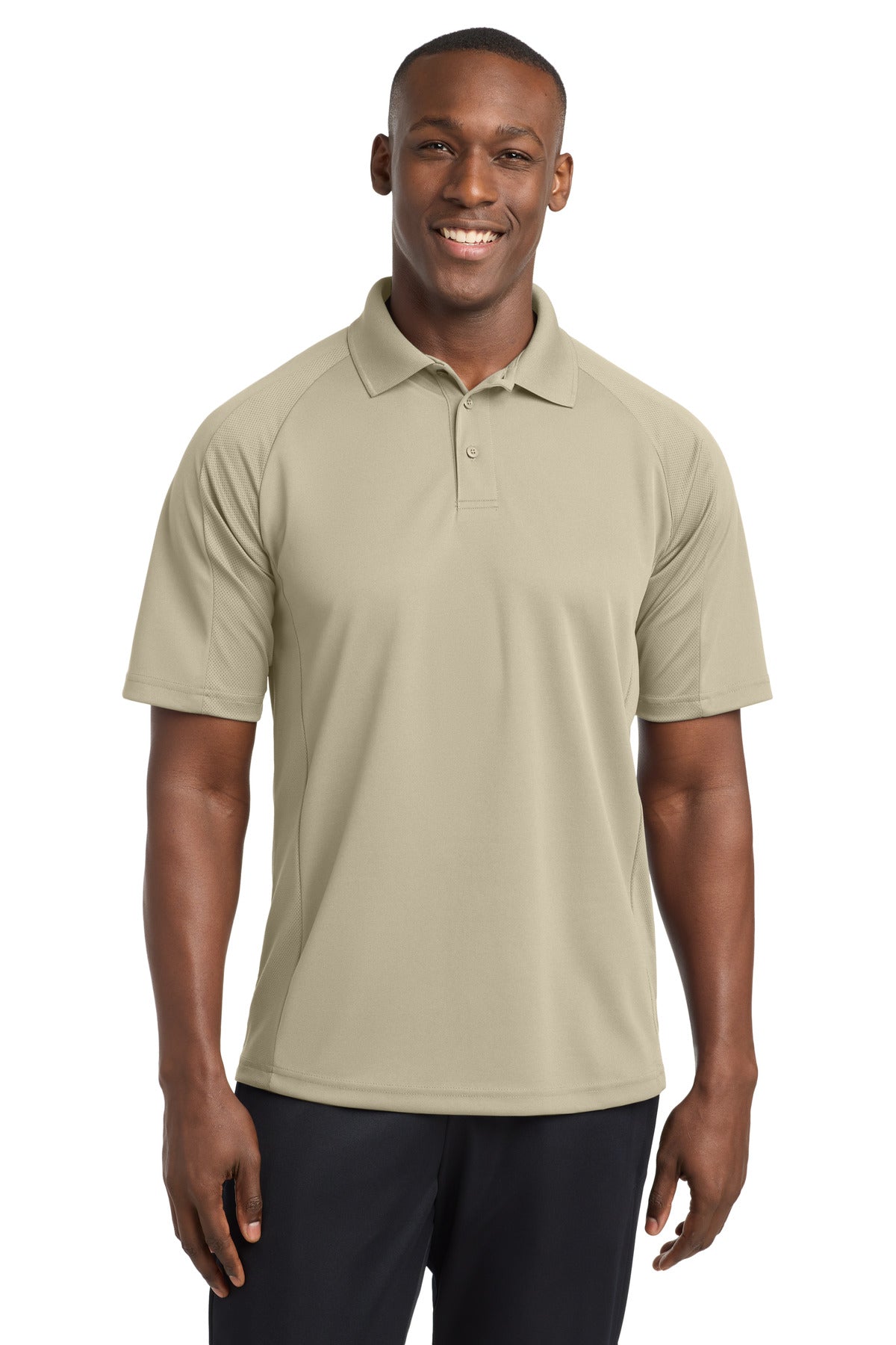 Sport-Tek Dri-Mesh Pro Polo - Sandstone
