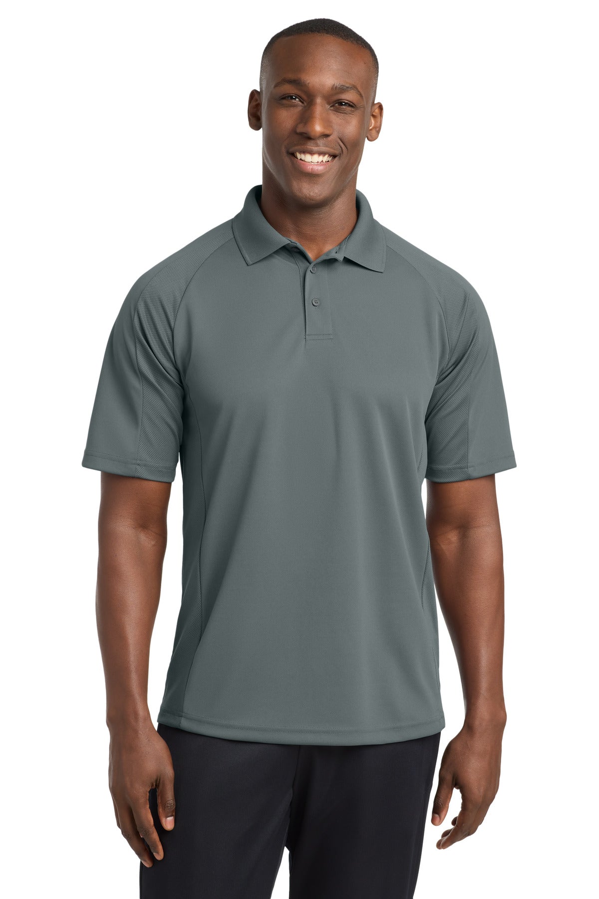 Sport-Tek Dri-Mesh Pro Polo - Steel