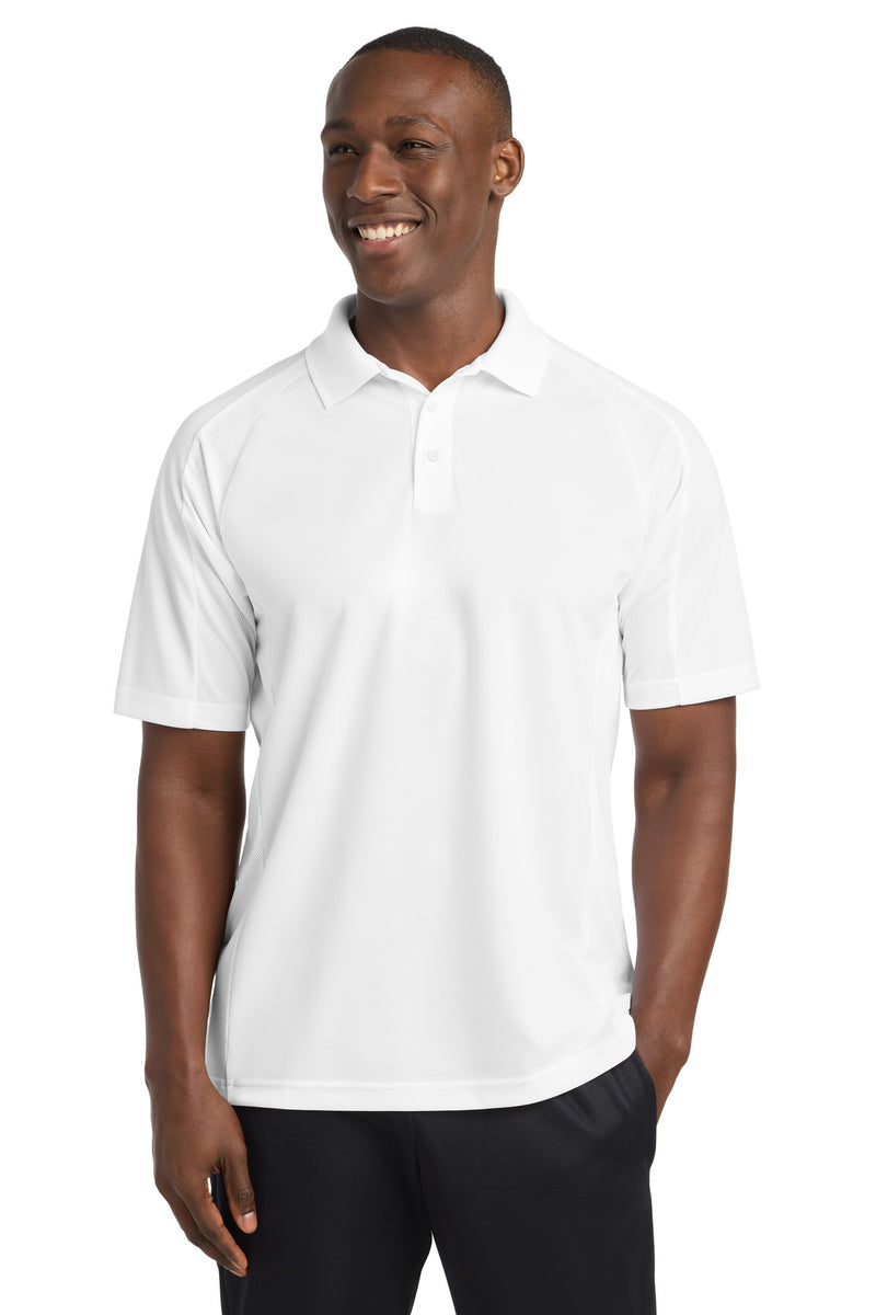 Sport-Tek Dri-Mesh Pro Polo - White