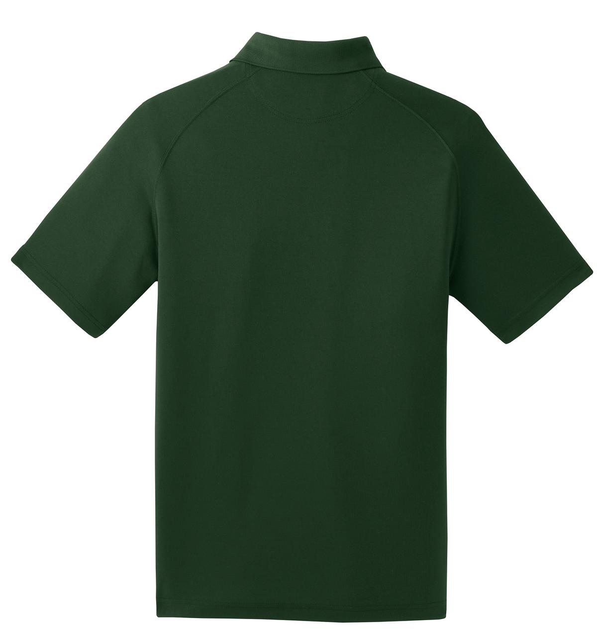 Sport-Tek Dry Zone Raglan Polo - Forest Green