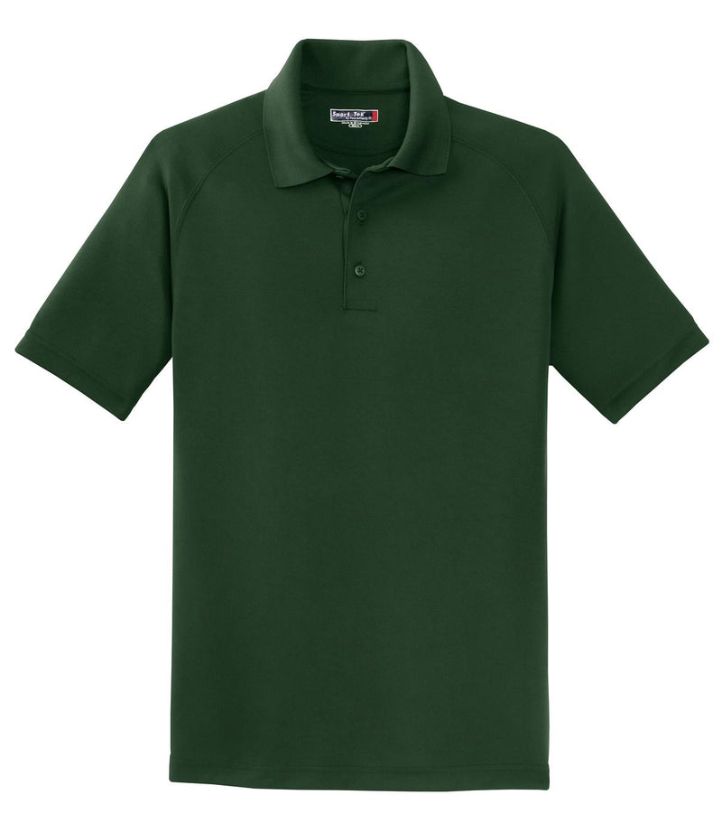 Sport-Tek Dry Zone Raglan Polo - Forest Green