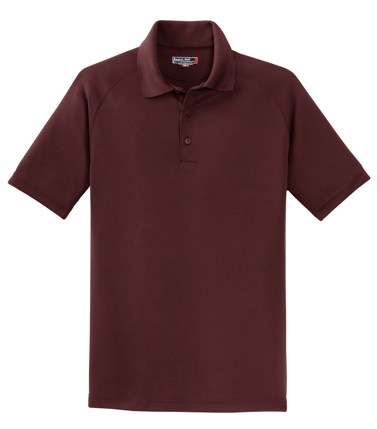 Sport-Tek Dry Zone Raglan Polo - Maroon
