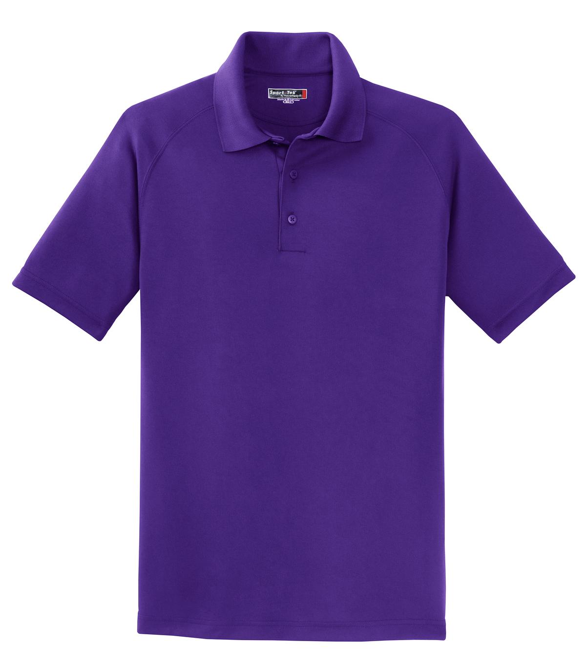 Sport-Tek Dry Zone Raglan Polo - Purple
