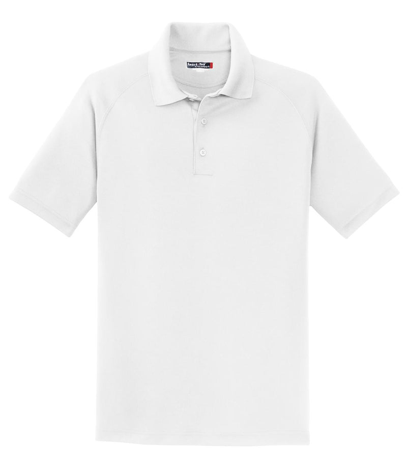 Sport-Tek Dry Zone Raglan Polo - White