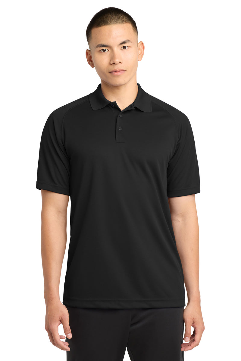 Sport-Tek Dry Zone Raglan Polo - Black