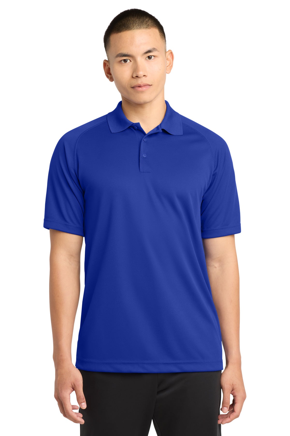 Sport-Tek Dry Zone Raglan Polo - True Royal