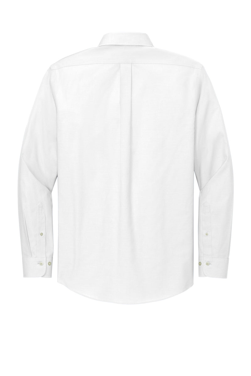 Brooks Brothers Tall Wrinkle-Free Stretch Pinpoint Shirt - White
