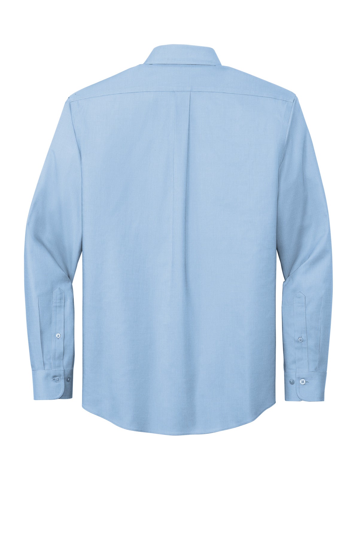 Brooks Brothers Tall Wrinkle-Free Stretch Nailhead Shirt - Newport Blue