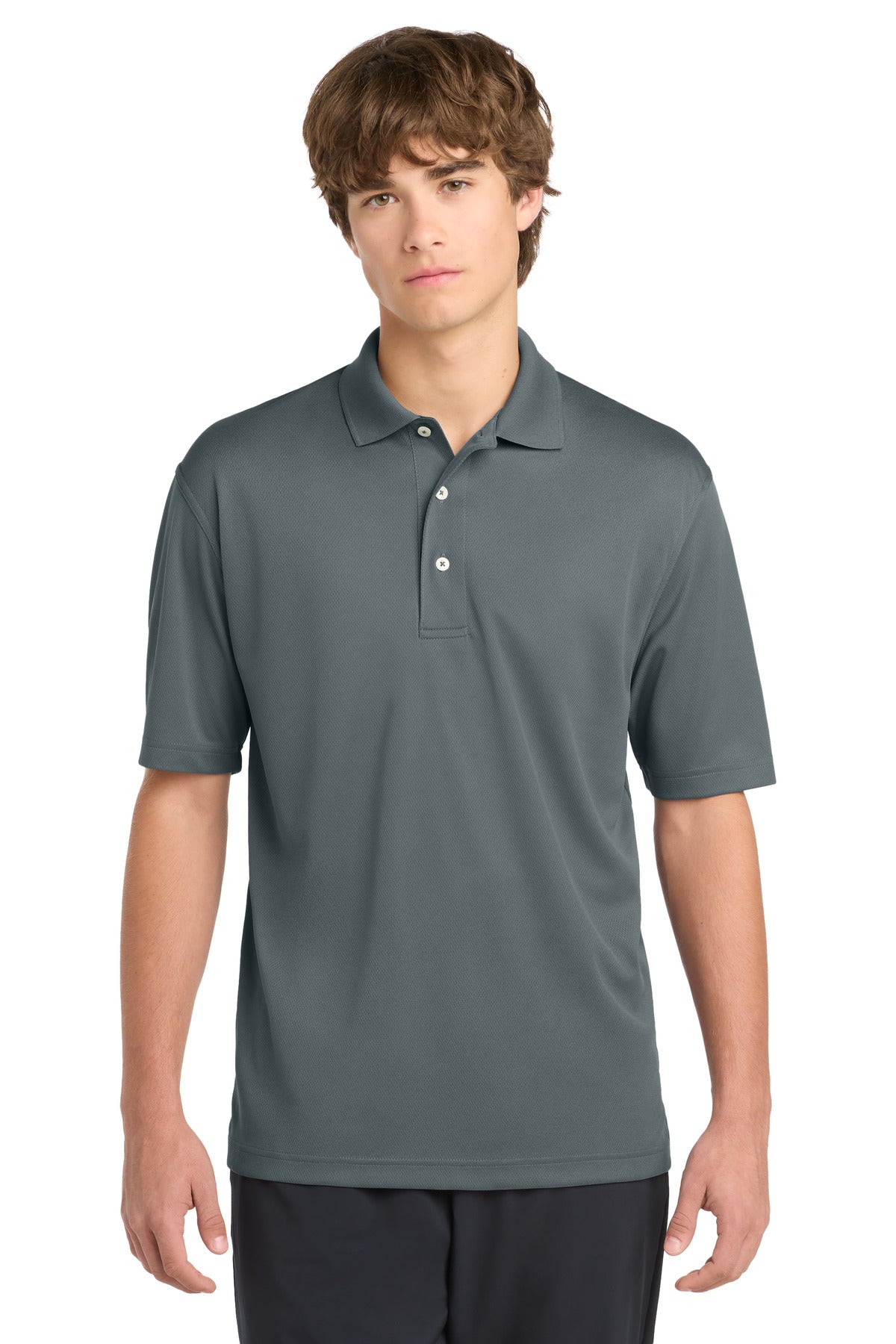 Sport-Tek Tall Dri-Mesh Polo - Steel