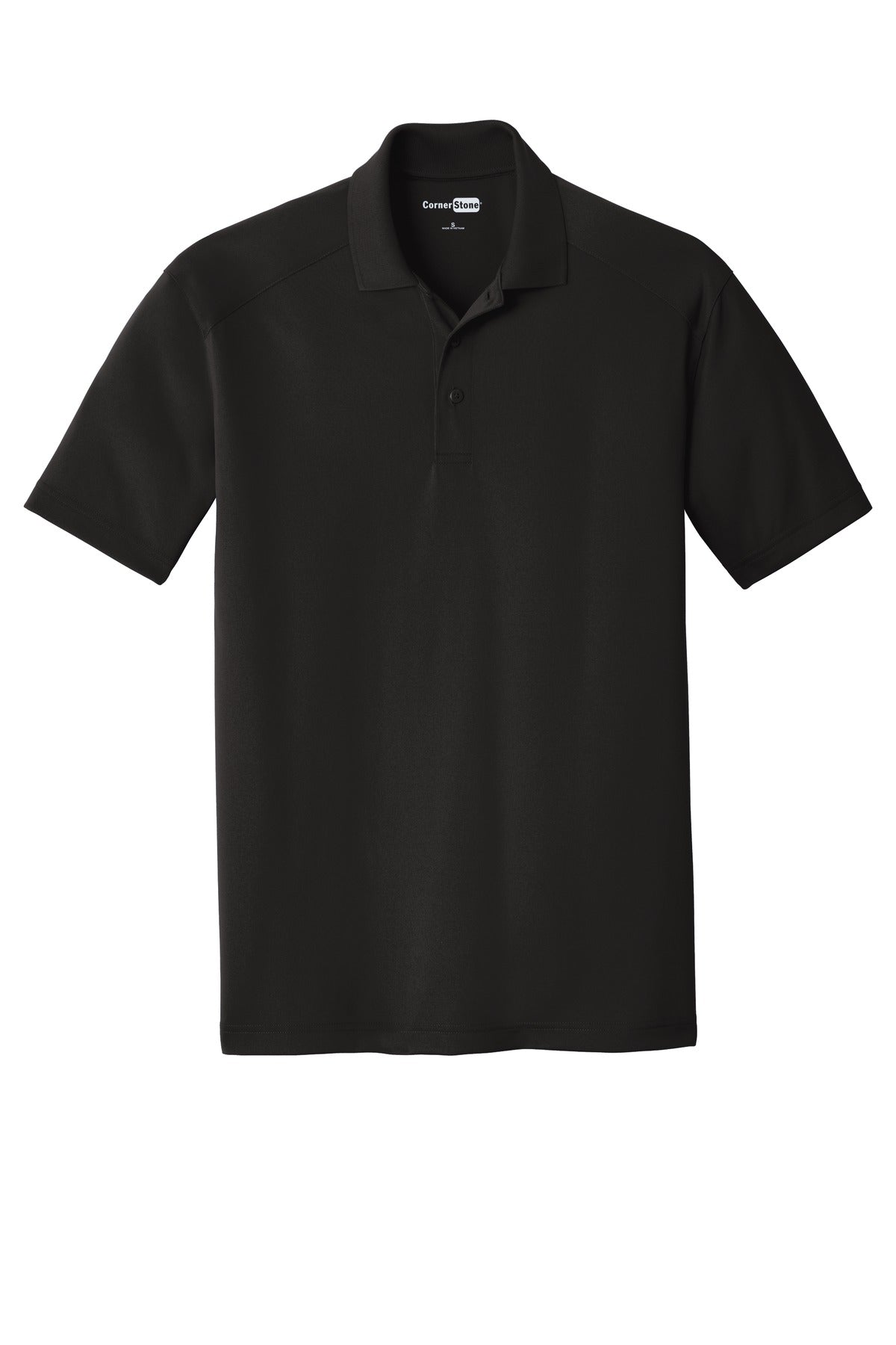 CornerStone  Tall Select Lightweight Snag-Proof Polo - Black