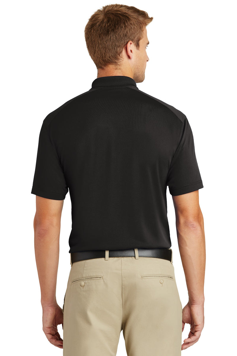 CornerStone  Tall Select Lightweight Snag-Proof Polo - Black