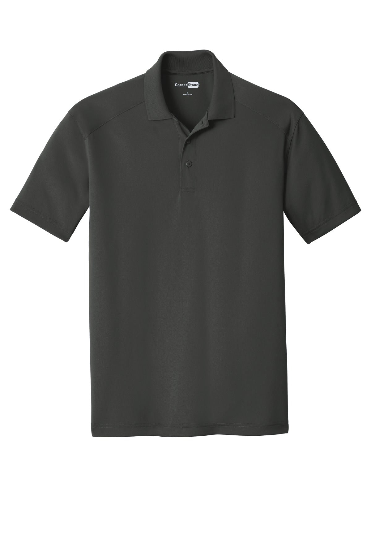 CornerStone  Tall Select Lightweight Snag-Proof Polo - Charcoal