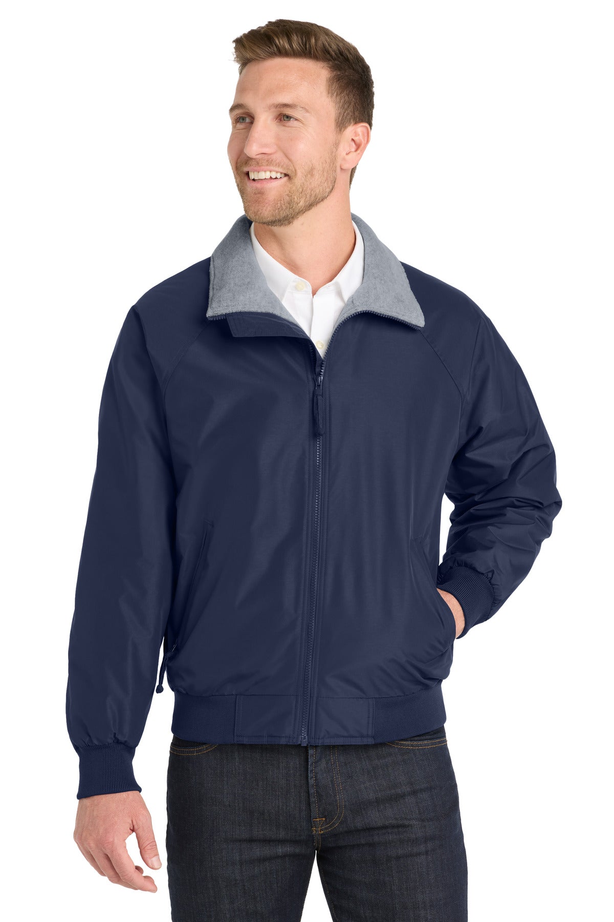 Port Authority Tall Challenger Jacket - True Navy/ Grey Heather
