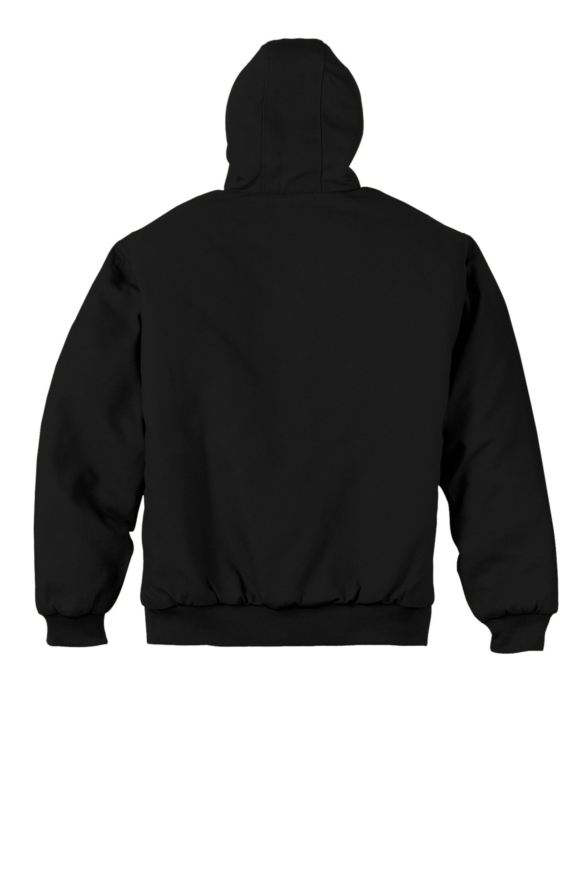 CornerStone Tall Duck Cloth Hooded Work Jacket - Black