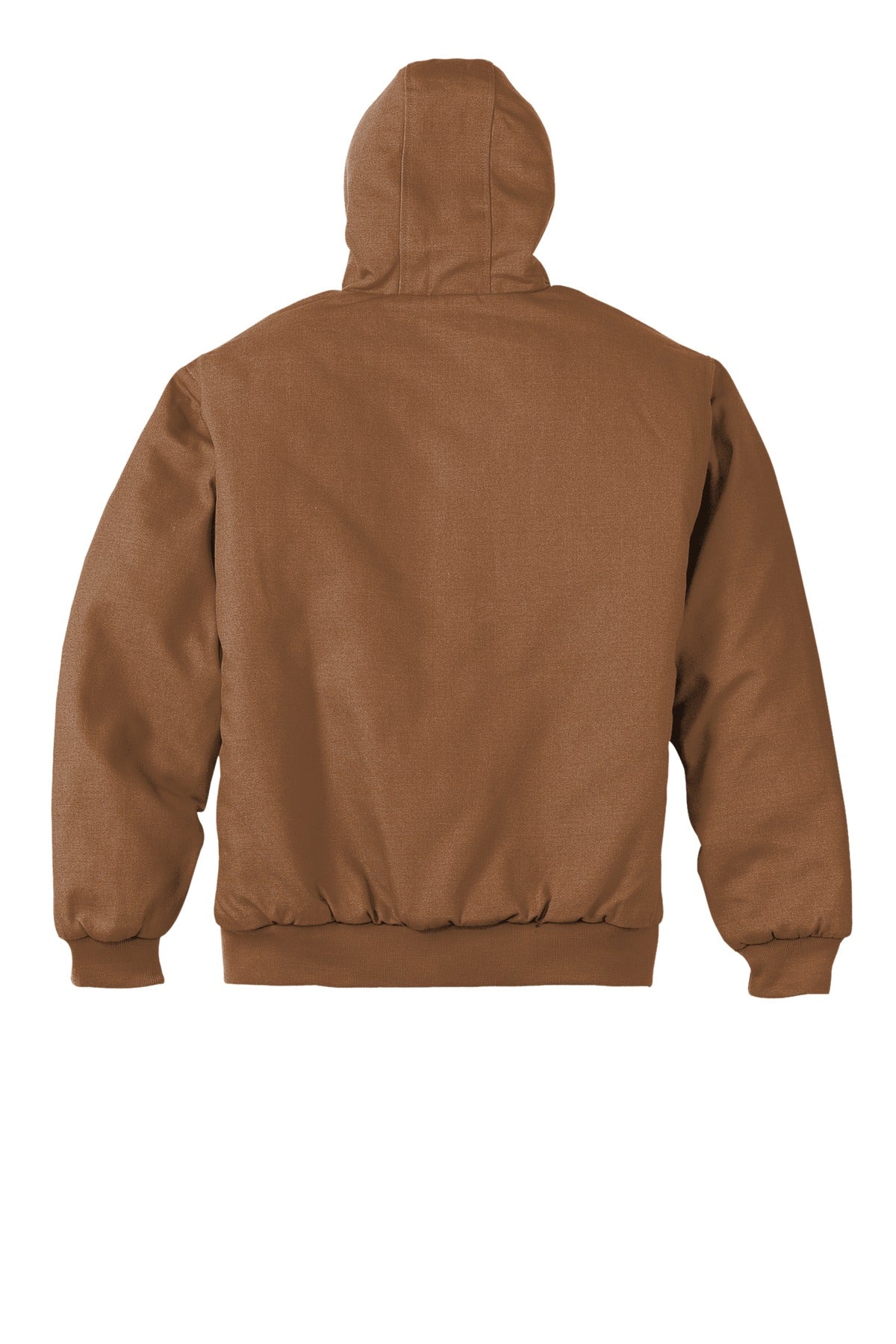 CornerStone Tall Duck Cloth Hooded Work Jacket - Duck Brown