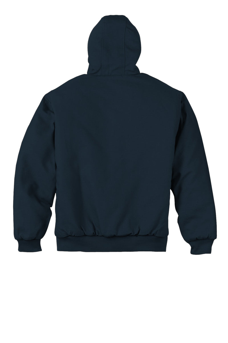 CornerStone Tall Duck Cloth Hooded Work Jacket - Navy