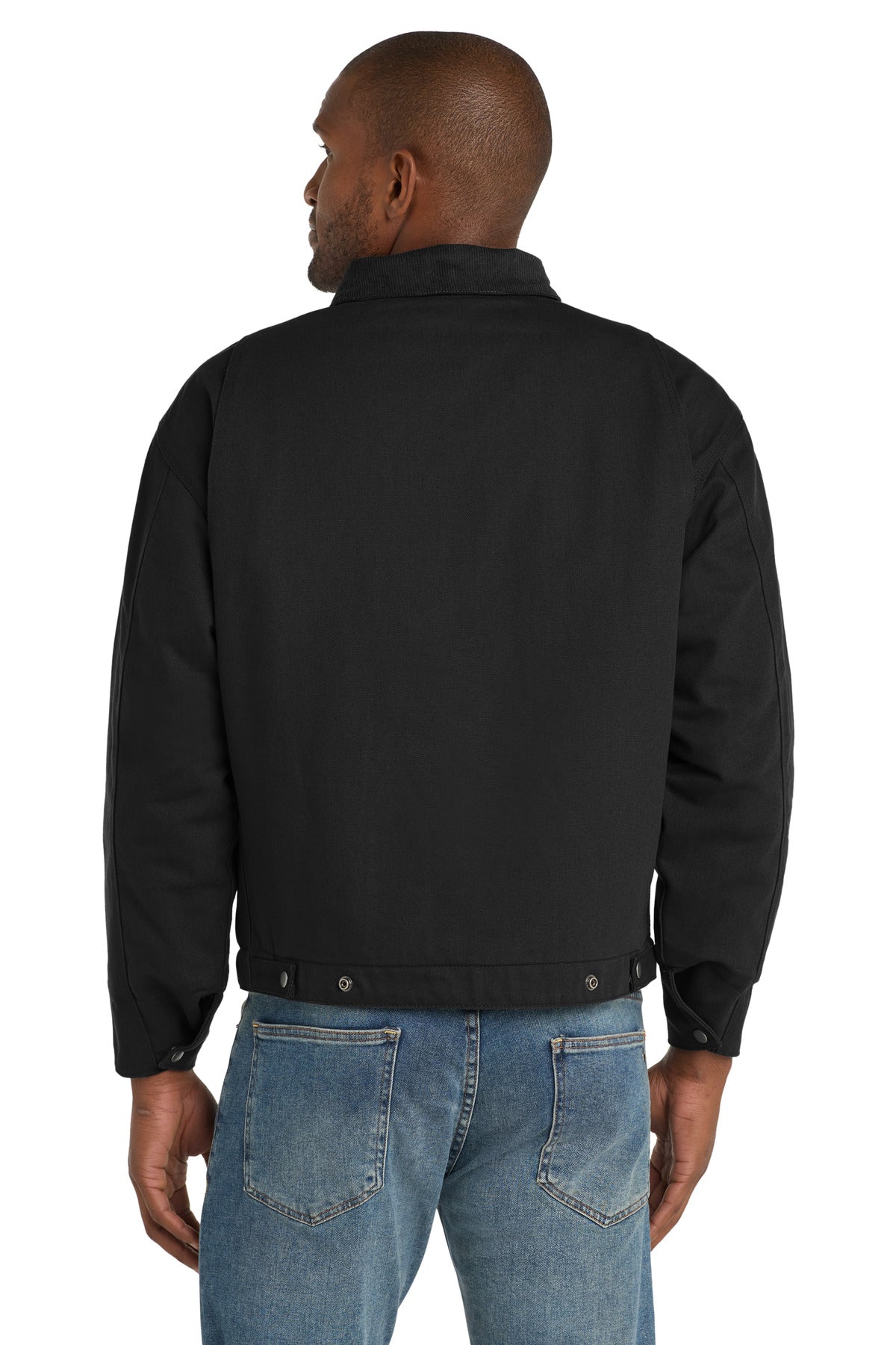 CornerStone Tall Duck Cloth Work Jacket - Black