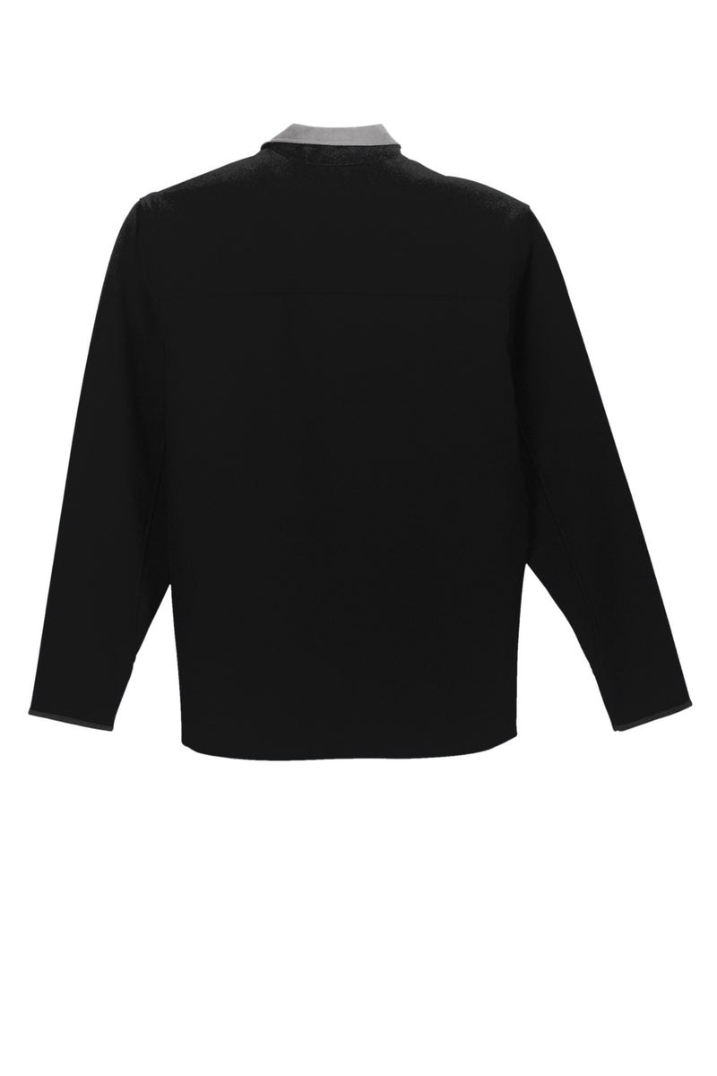 Port Authority Tall Glacier Soft Shell Jacket - Black/ Chrome