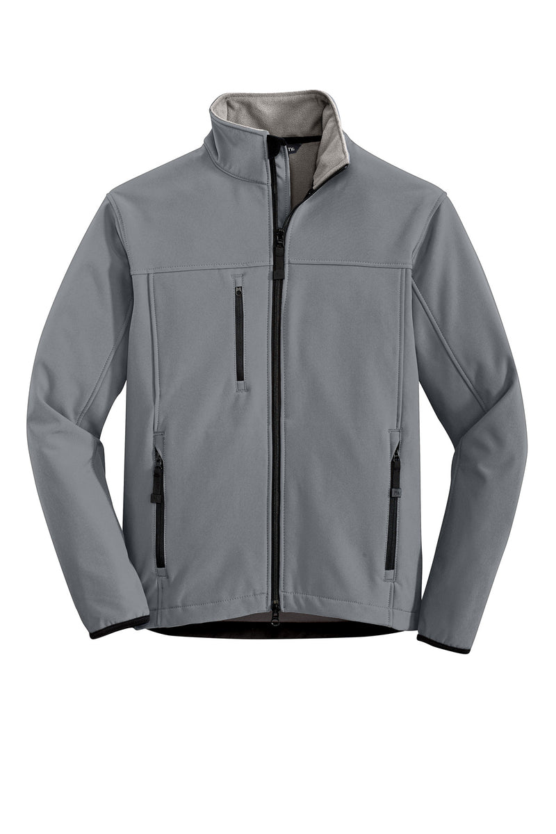 Port Authority Tall Glacier Soft Shell Jacket - Smoke Grey/ Chrome