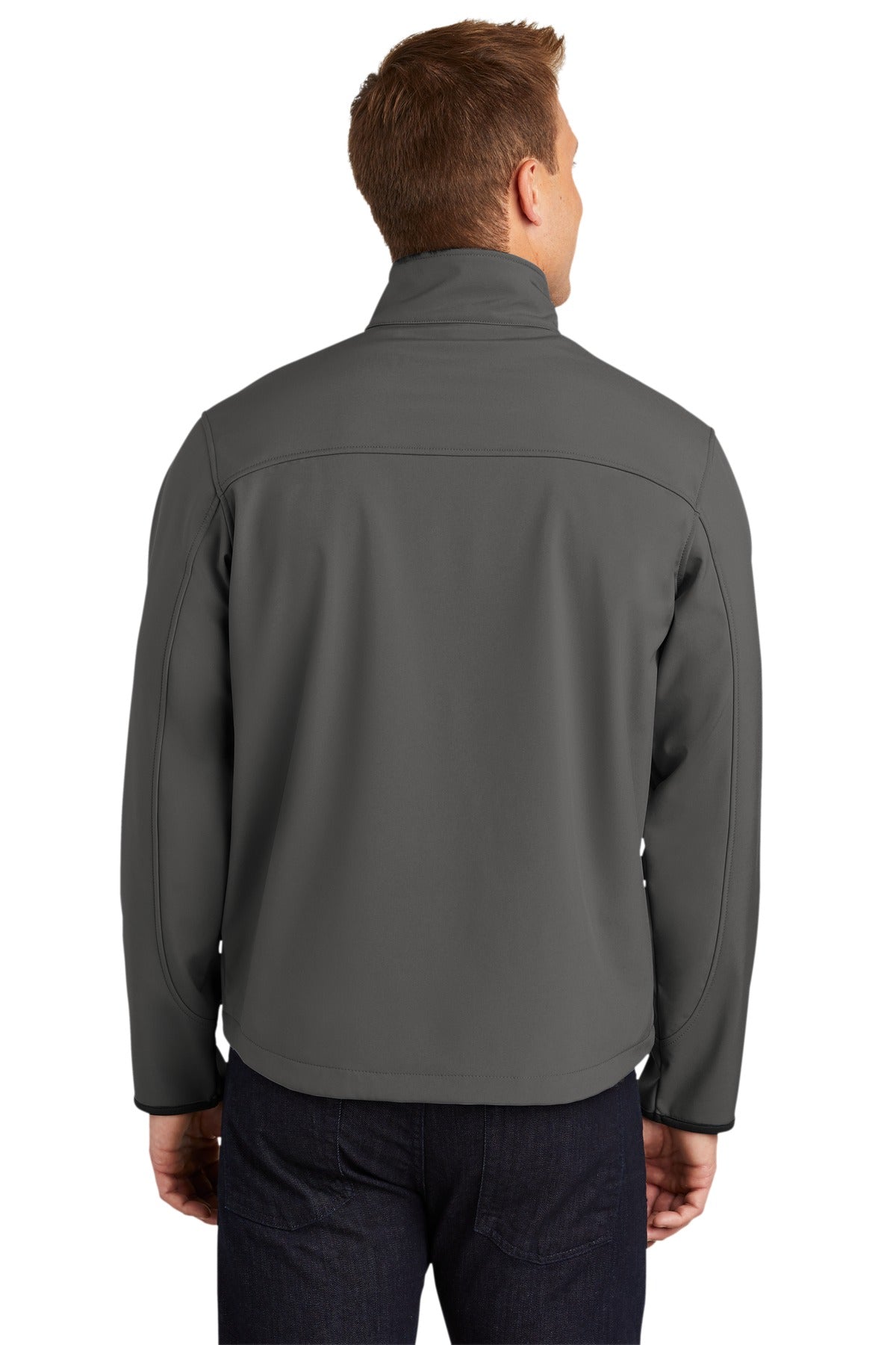 Port Authority Tall Glacier Soft Shell Jacket - Smoke Grey/ Chrome