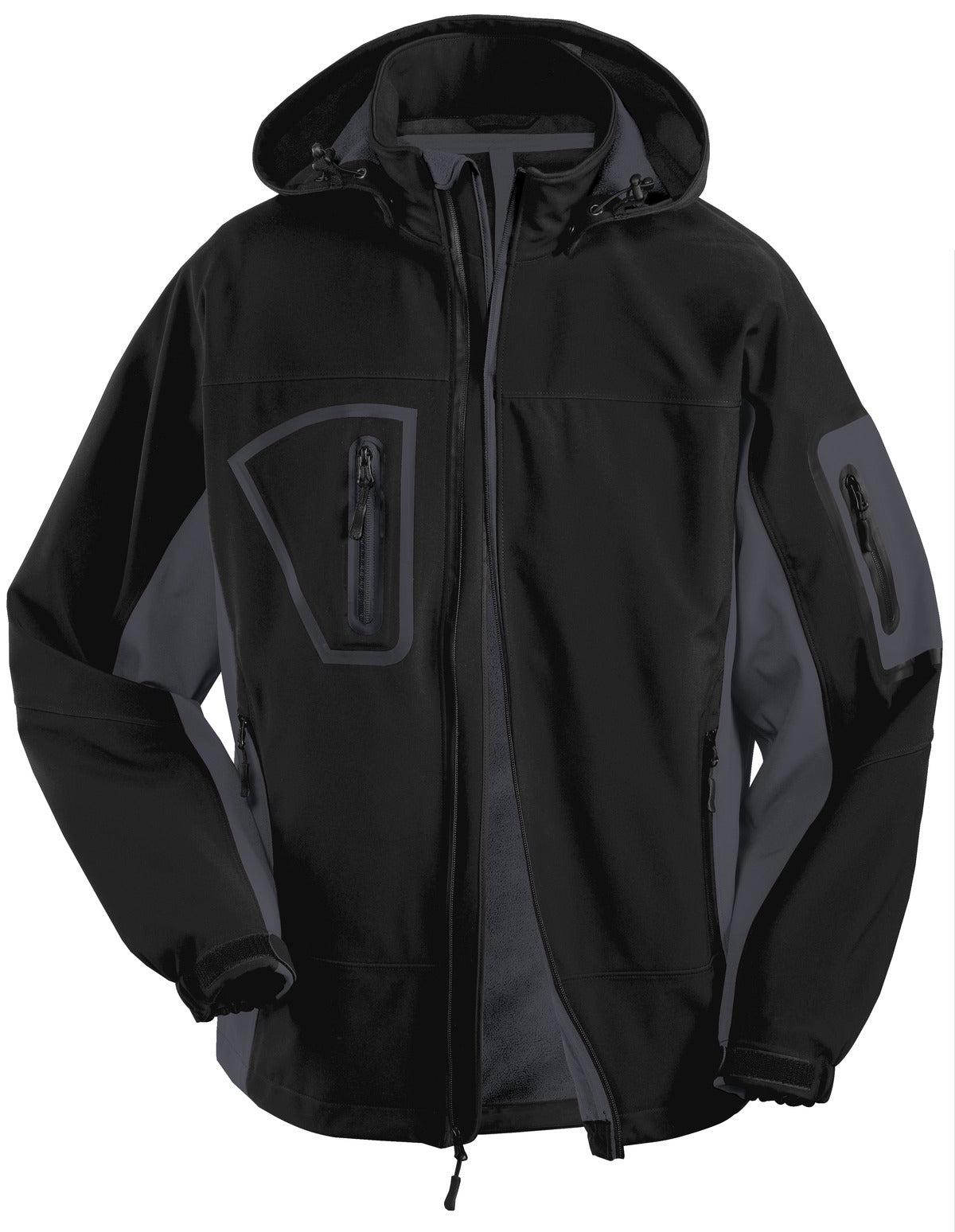 Port Authority Tall Waterproof Soft Shell Jacket - Black/ Graphite