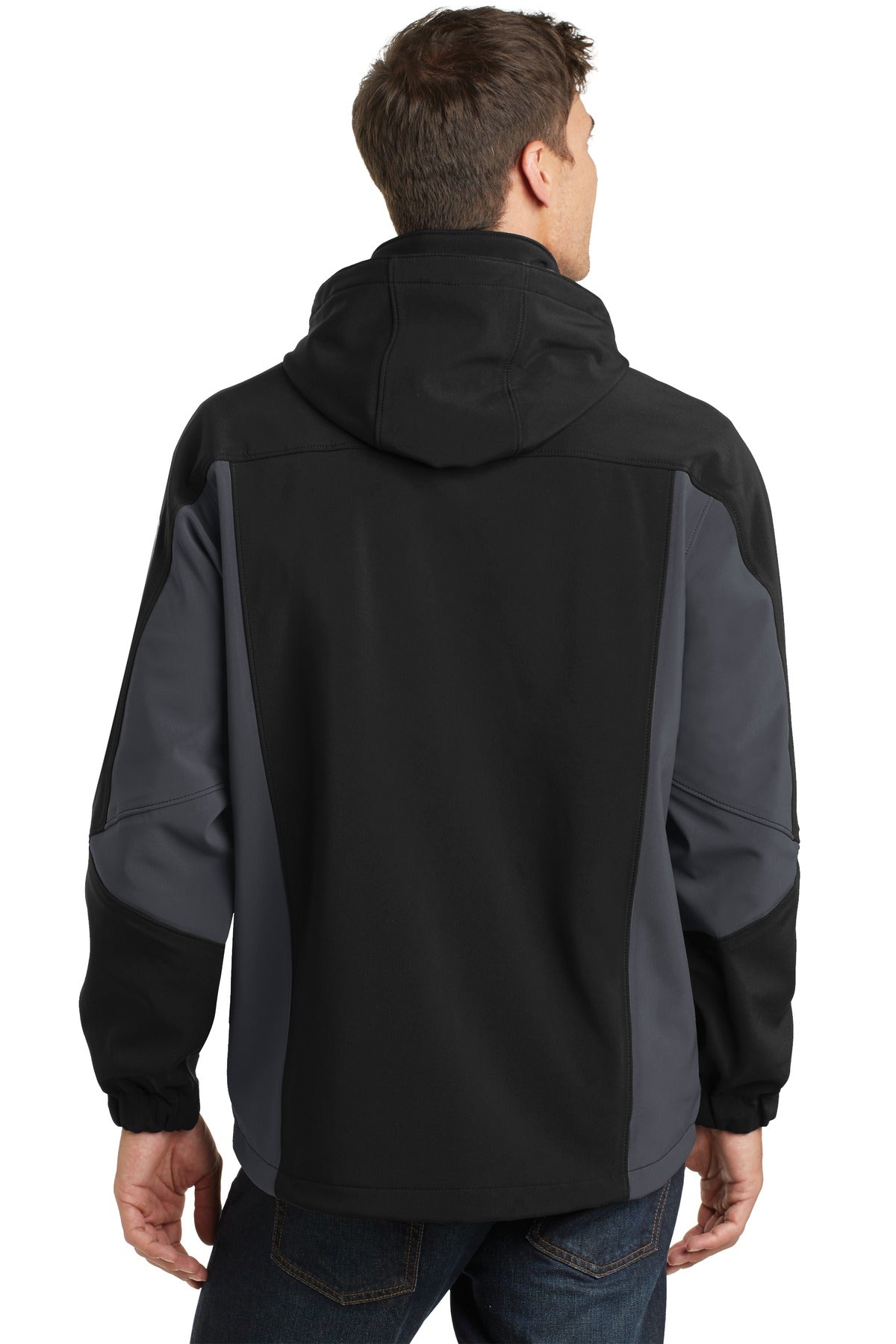Port Authority Tall Waterproof Soft Shell Jacket - Black/ Graphite