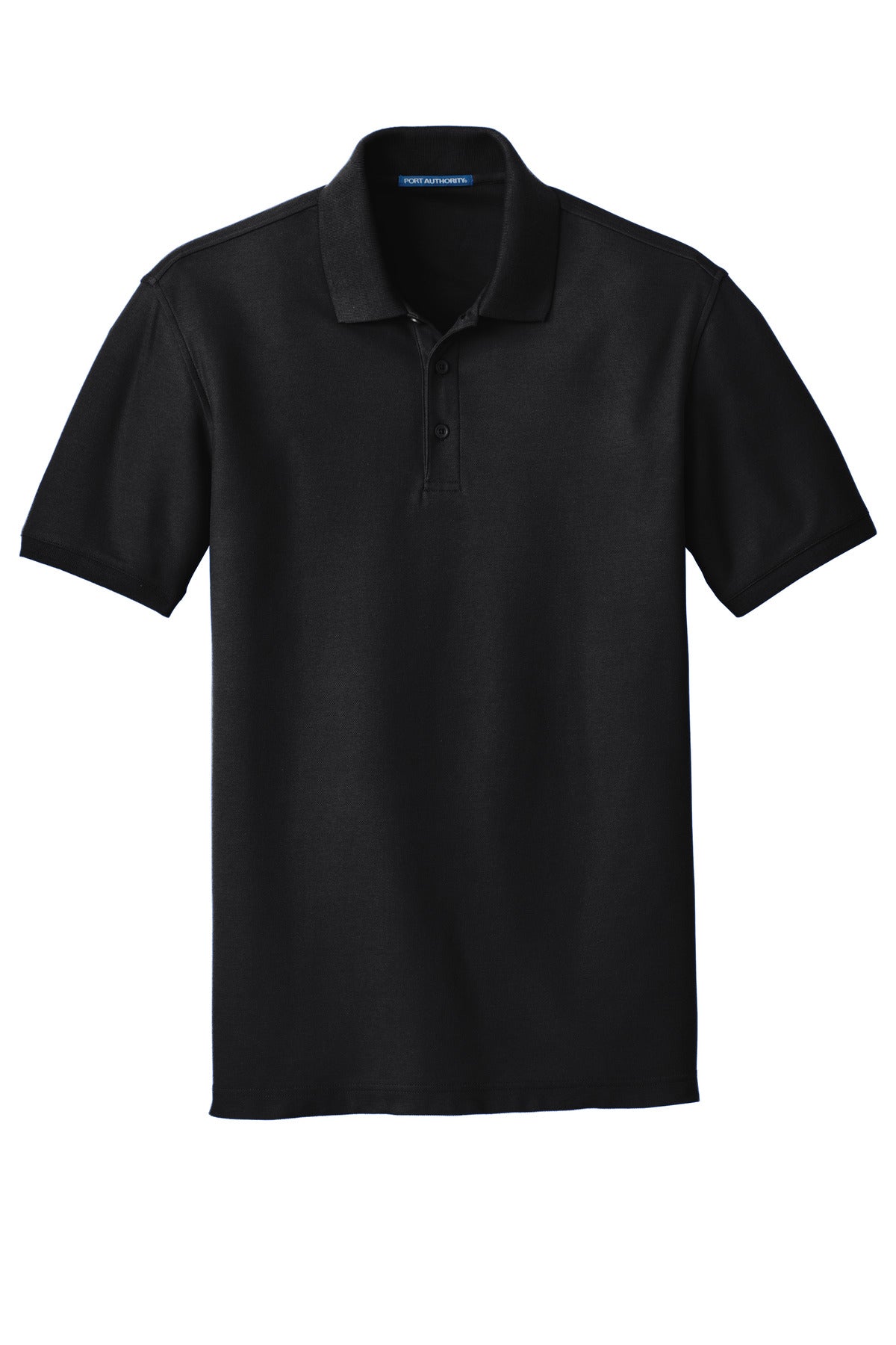 Port Authority Tall Core Classic Pique Polo - Deep Black