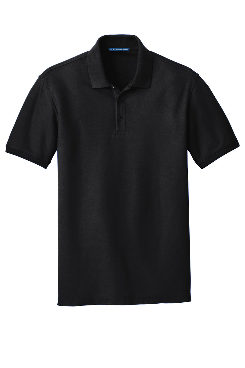 Port Authority Tall Core Classic Pique Polo - Deep Black