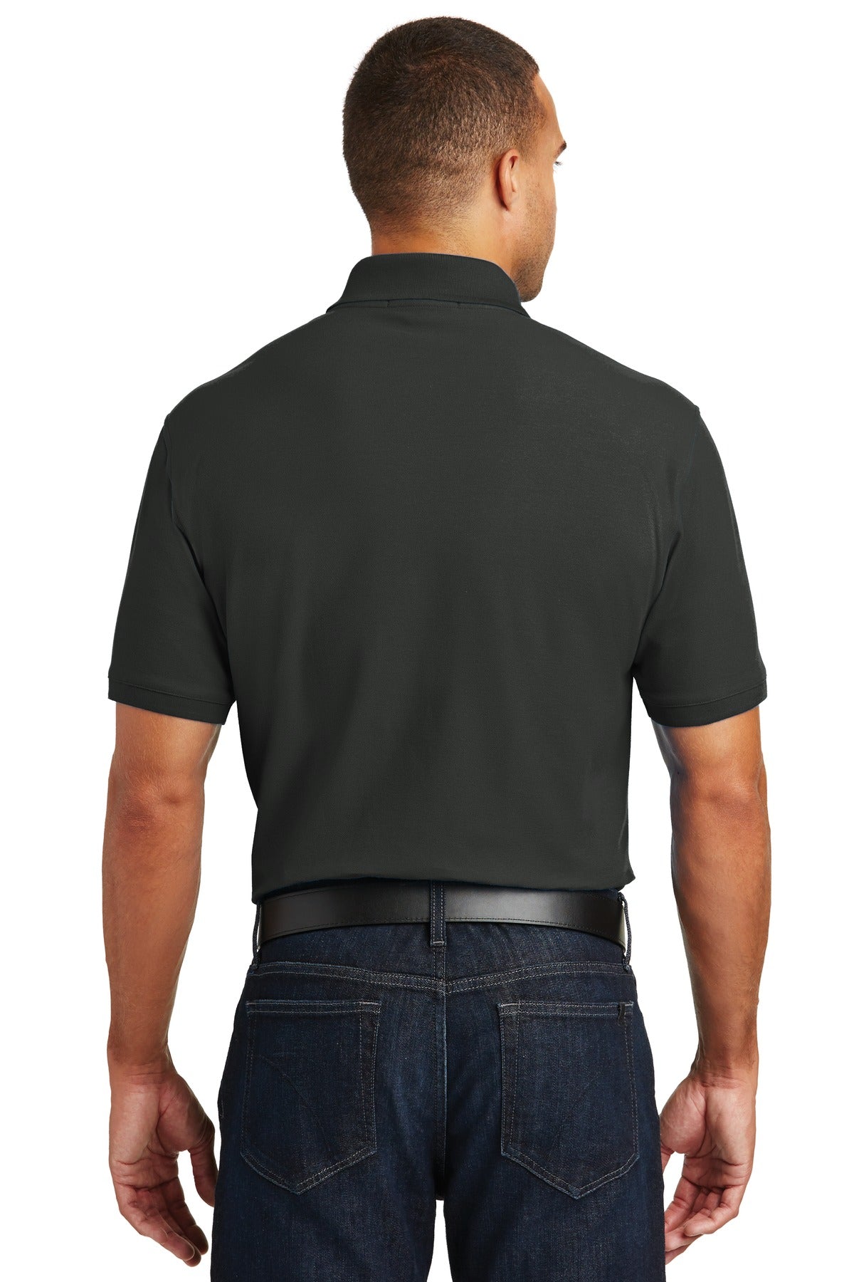 Port Authority Tall Core Classic Pique Polo - Deep Black