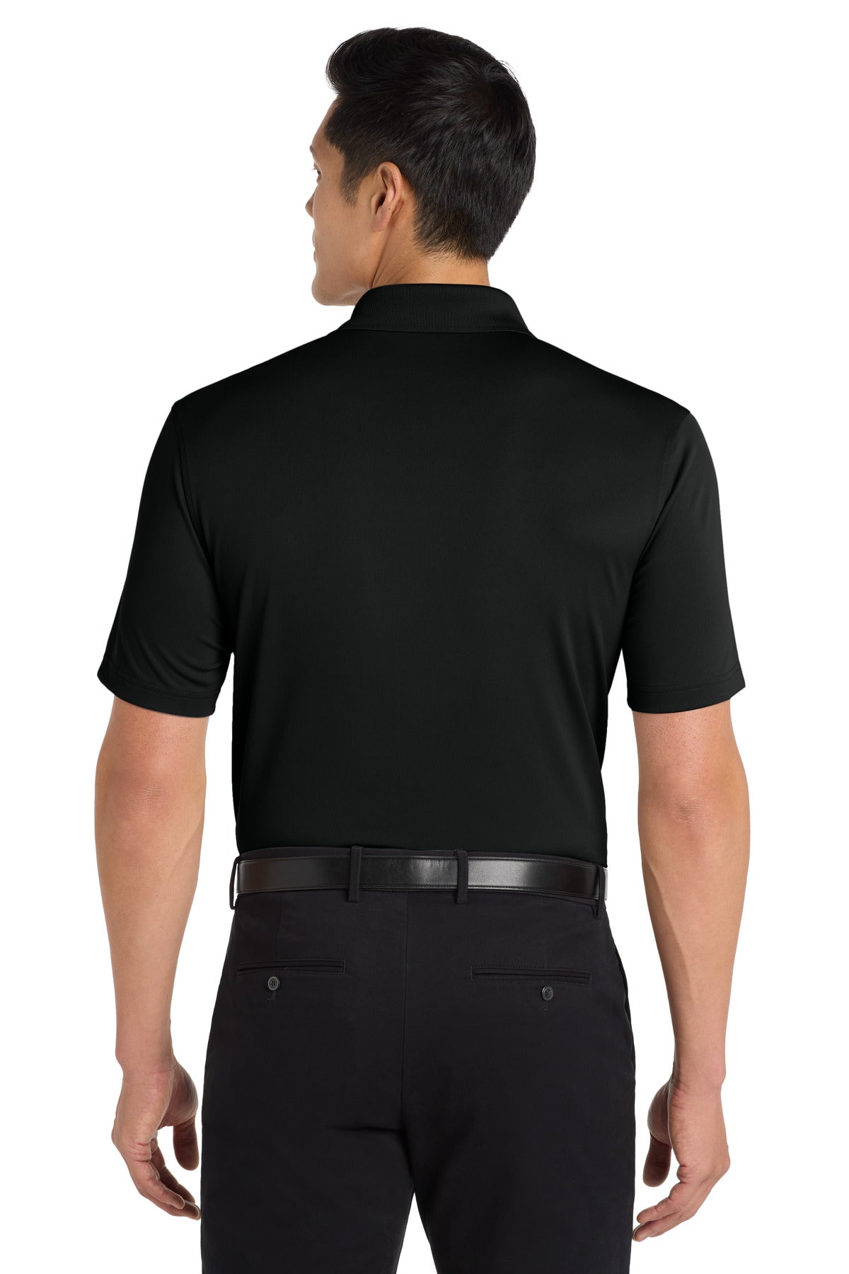 Port Authority Tall Dry Zone UV Micro-Mesh Polo - Deep Black