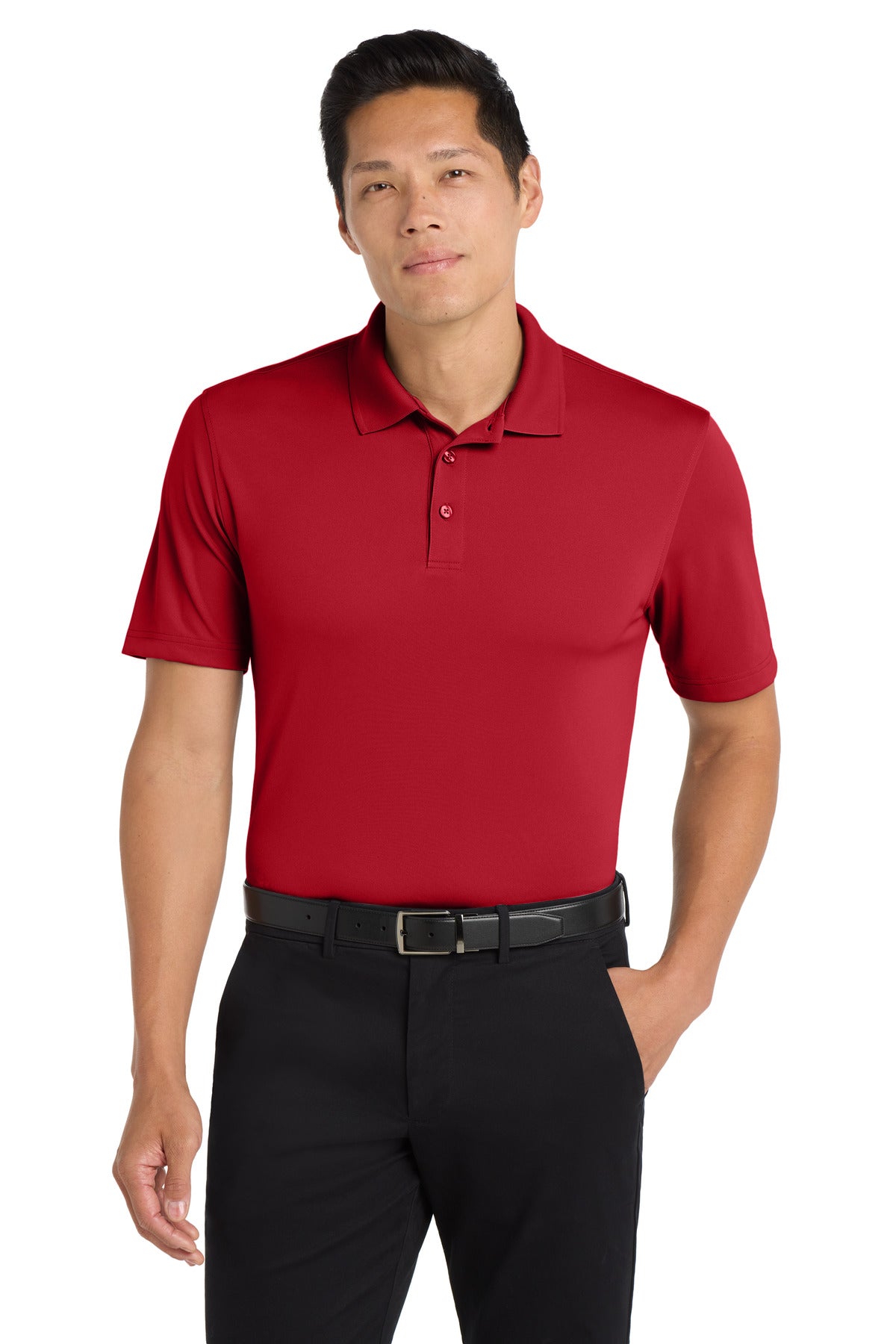 Port Authority Tall Dry Zone UV Micro-Mesh Polo - Rich Red