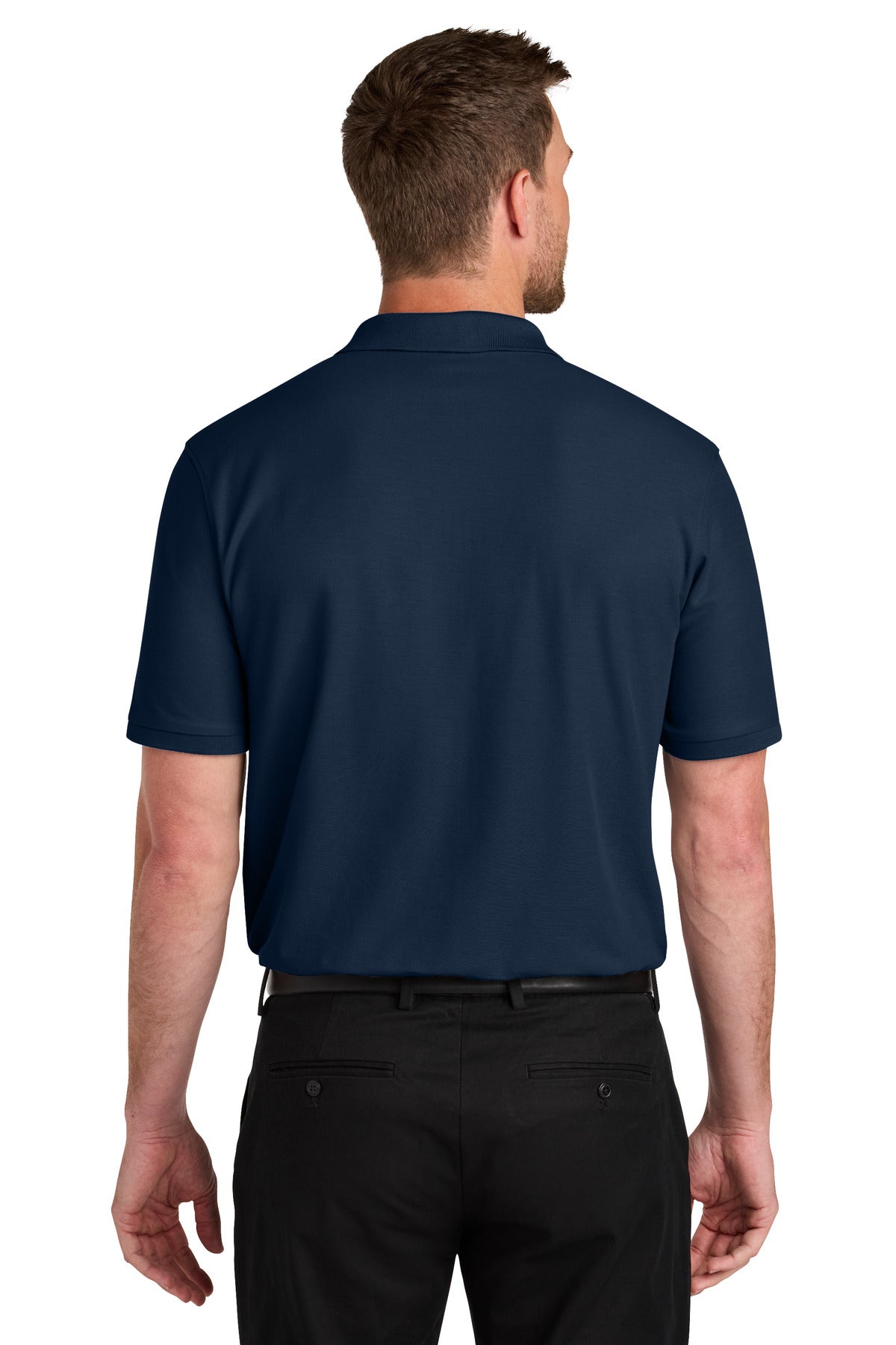 Port Authority Tall Wearever Signature Pique Pocket Polo - River Blue Navy
