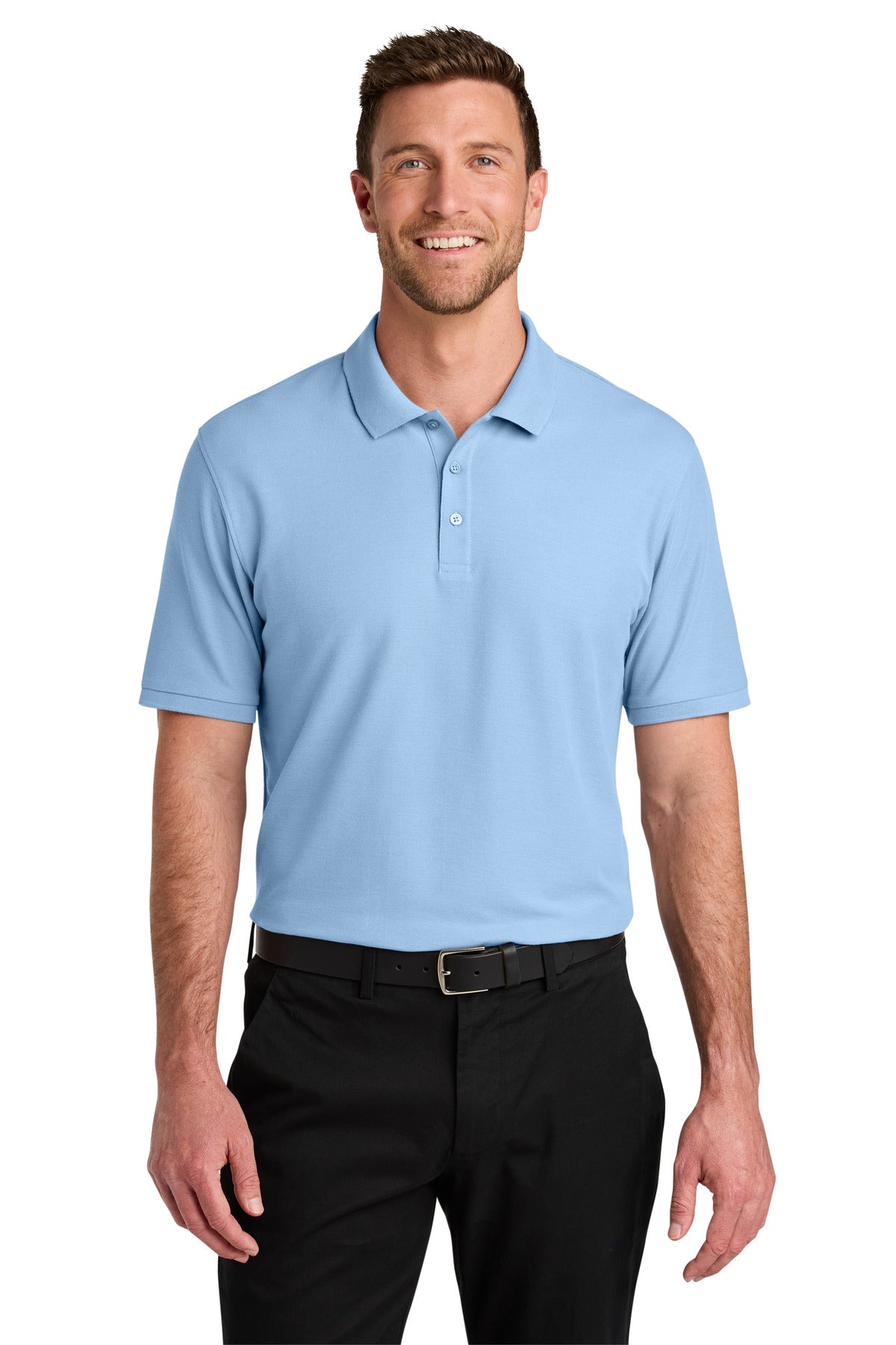 Port Authority Tall Wearever Signature Pique Polo - Cloud Blue