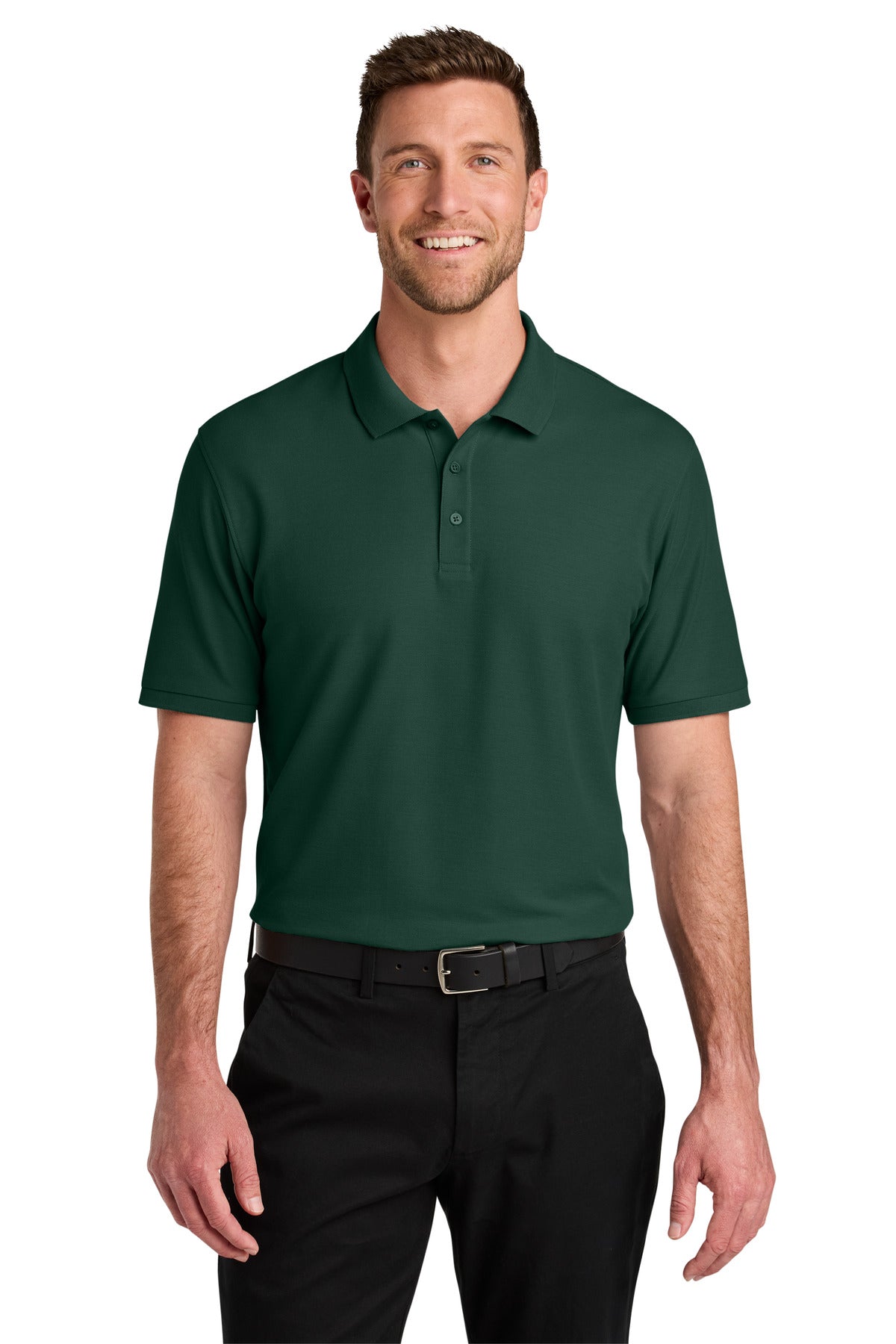 Port Authority Tall Wearever Signature Pique Polo - Dark Green