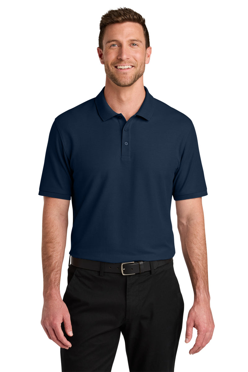 Port Authority Tall Wearever Signature Pique Polo - River Blue Navy